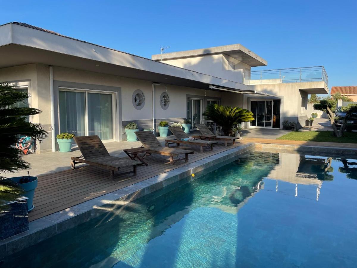 Chambre Luxe Dans Villa De Standing Avec Piscine, Acces Discret Et Independant, Terrasse Arboree Et Parking Prive La Valette-du-Var Exterior foto